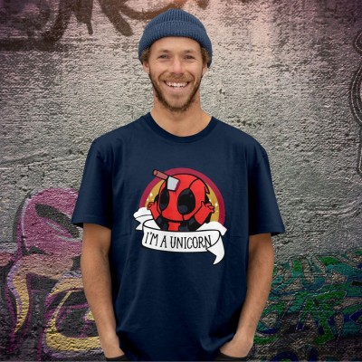 Тениска Oversize Deadpool - I'm A Unicorn